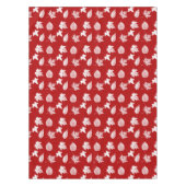 Herbstblätter - tiefrot und weiß tischdecke (Vorderseite)