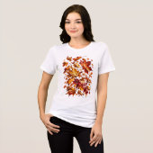 Herbstblätter Tri-Blend shirt (Vorderseite voll)