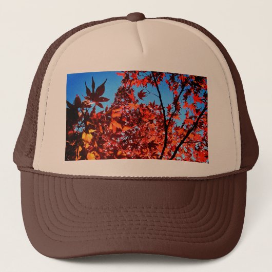 Herbstblätter Truckerkappe (Vorderseite)