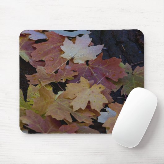 Herbstblätter überall mousepad (Mit Mouse)