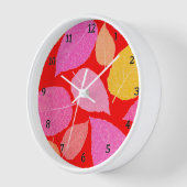 Herbstblätter. Uhr (Winkel)