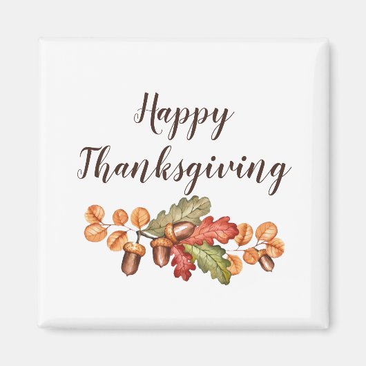 Herbstblätter und Akkorde nach Maß Magnet (Vorne)