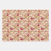 Herbstblätter und Beeren Geschenkpapier Set (Vorderseite 2)