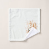 Herbstblätter und Blume mit Pumpkins und Apple Badhandtuch Set (Waschlappen)