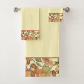 Herbstblätter und -horn badhandtuch set (Insitu)