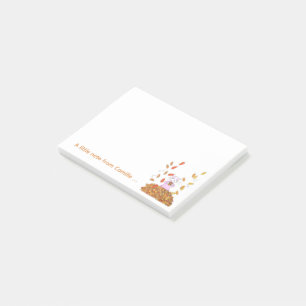 Herbstblätter und Katze Personalisierte Post-it-No Post-it Klebezettel