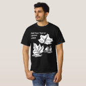 Herbstblätter und Kornskizze T-Shirt (Vorne ganz)