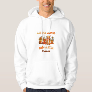 Herbstblätter und Latten bitte Hoodie