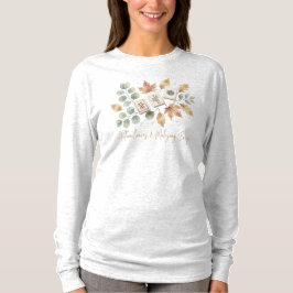 Herbstblätter und Mahjong-Brise Vintage  T-Shirt