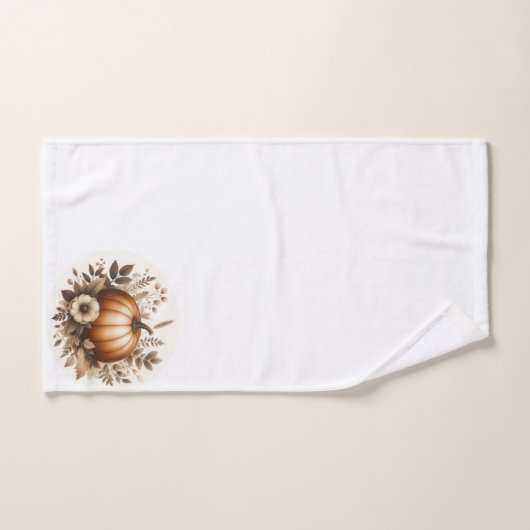 Herbstblätter und Pumpkin Badhandtuch Set (Handtuch)