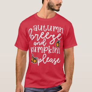 Herbstblätter und Pumpkins Bitte fallen Halloween T-Shirt
