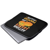 Herbstblätter und Pumpkins Bitte Geburtstag Laptopschutzhülle (Vorne Knopf)