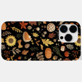 Herbstblätter und Pumpkins-Erntedank Case-Mate iPhone Hülle (Rückseite (Horizontal))