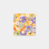 Herbstblätter und Schmetterlinge Post-it Klebezettel (Vorderseite)