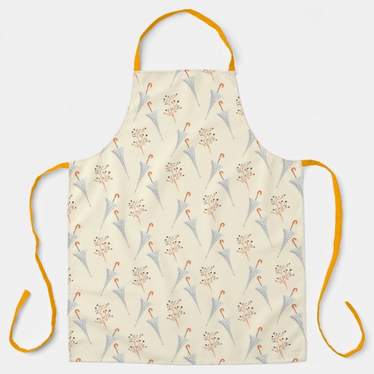 Herbstblätter und Umbrellas Schürze (Vorderseite)