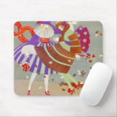 HERBSTBLÄTTER UND WIND / MODEKOSTÜMDESIGNER MOUSEPAD (Mit Mouse)