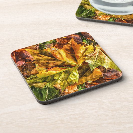 Herbstblätter Untersetzer (Linke Seite)