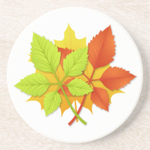 Herbstblätter Untersetzer