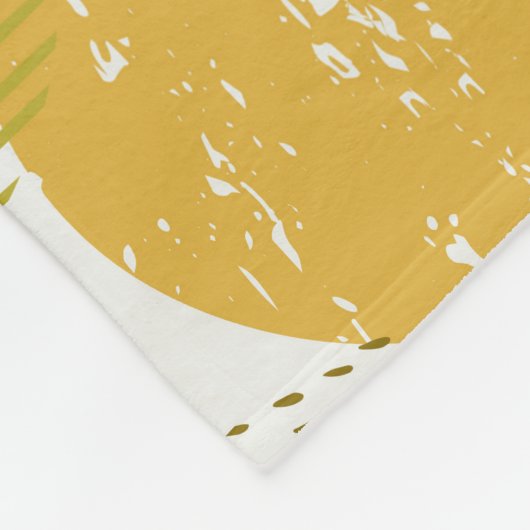 Herbstblätter, Vintages nahtloses Muster. Fleecedecke (Ecke)