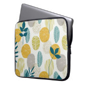 Herbstblätter, Vintages nahtloses Muster. Laptopschutzhülle (Vorderseite Links)