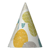 Herbstblätter, Vintages nahtloses Muster. Partyhütchen (Links)