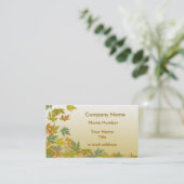 Herbstblätter Visitenkarte (Stehend Vorderseite)