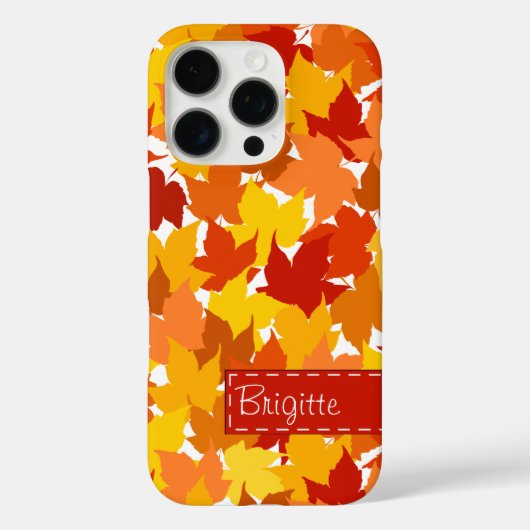 Herbstblätter von Ahorn Case-Mate iPhone Hülle (Rückseite)