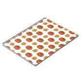 Herbstblätter: Von Hand Gezeichnet Kürbismuster Notizblock (Linke Seite)