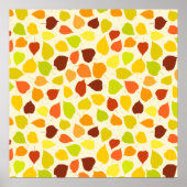 Herbstblätter von Linden Poster (Vorne)