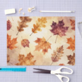 Herbstblätter Wasserfarbe Herbstmuster Seidenpapier (Handwerk)