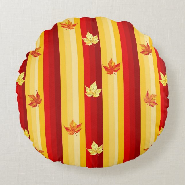 Herbstblätter werfen Kissen (Vorderseite)