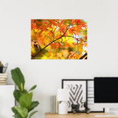 Herbstblätter [Werteplakatpapier] Poster (Heimbüro)