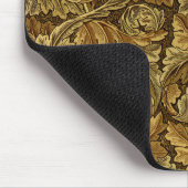 Herbstblätter William Morris Muster Mousepad (Ecke)