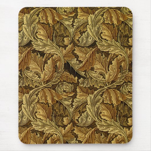 Herbstblätter William Morris Muster Mousepad (Vorne)