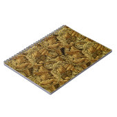 Herbstblätter William Morris Muster Notizblock (Linke Seite)