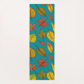 Herbstblätter Yogamatte (Rückseite)