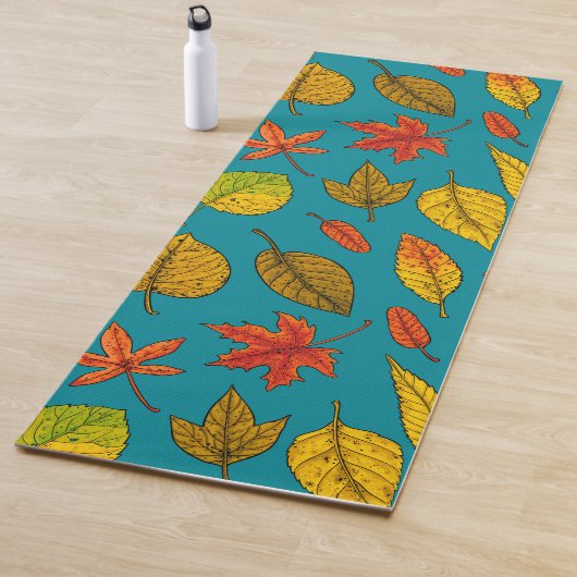 Herbstblätter Yogamatte (Beispiel)