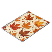 Herbstblätter zu Notebooks Notizblock (Linke Seite)