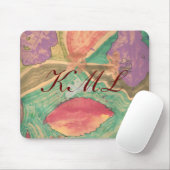 Herbstblätter--zum Monogramm Mousepad (Mit Mouse)