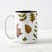 Herbstblätter Zweifarbige Tasse (Links)