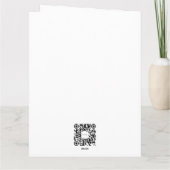 Herbstblätterkarte Erntedank geklappte Grußkarte Karte (Rückseite)