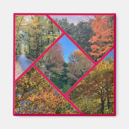 Herbstblätterkollektion Magnet