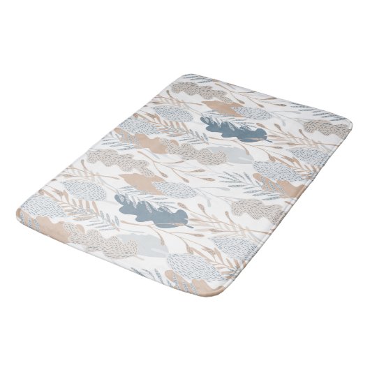 Herbstblättermatte Badematte (Schrägansicht)