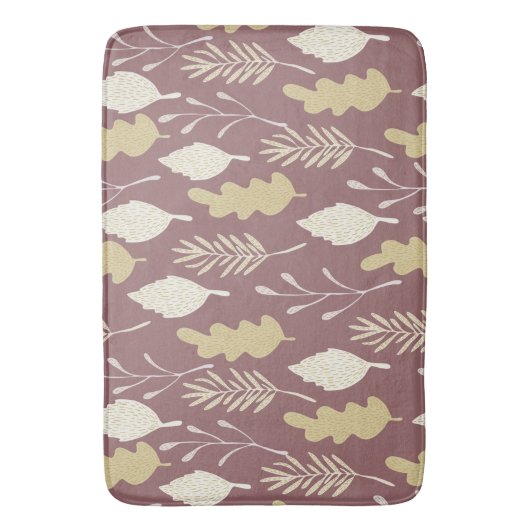 Herbstblättermatte Badematte (Vorderseite Vertikal)