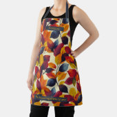 Herbstblättermuster mit lebhaftem Blätter-Design Schürze (InSitu)