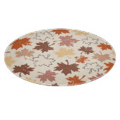 Herbstblättern des natürlichen Erntedanks Schneidebrett (Ecke)