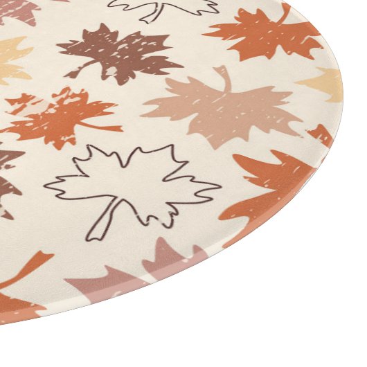 Herbstblättern des natürlichen Erntedanks Schneidebrett (Ecke)