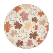 Herbstblättern des natürlichen Erntedanks Schneidebrett (Vorderseite)