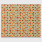 Herbstblättern farbenfrohe, nahtlose Muster Geschenkpapier (Flach)