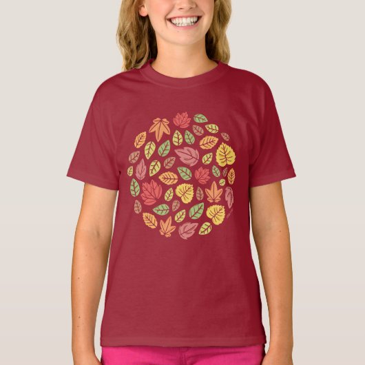 Herbstblättern T-Shirt (Vorderseite)